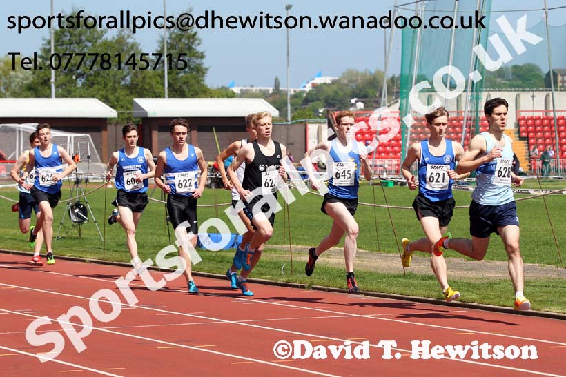 Mens under-20s, North East Track and Field Champs., Gateshead. Photo: David T. Hewitson/Sports for All Pics